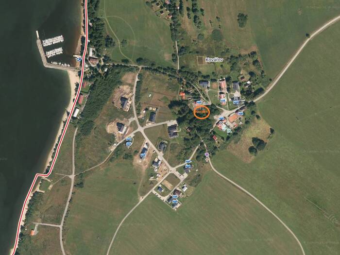 Prodej pozemku pro bydlení 880 m² — Frymburk, Jihočeský kraj
