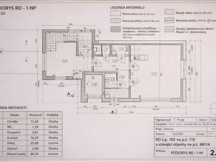 Prodej rodinného domu 152 m² — 102, Litoměřice