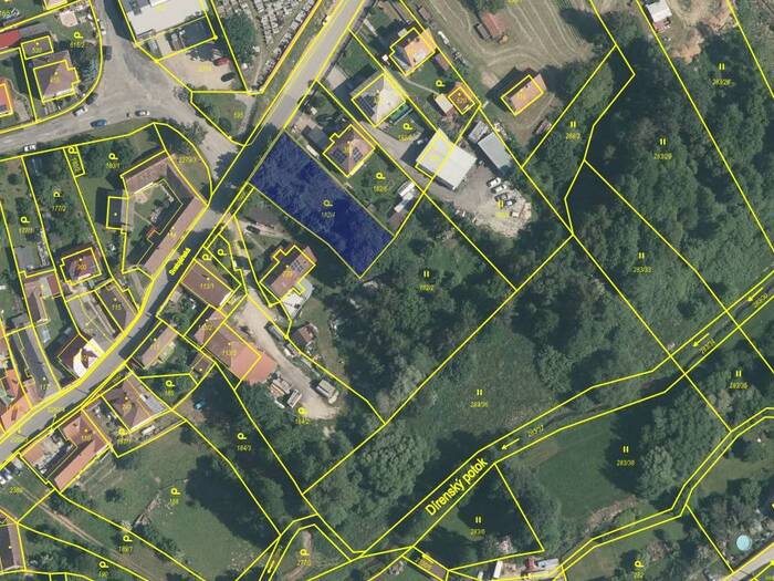 Prodej pozemku pro bydlení 888 m² — Deštná, Jihočeský kraj