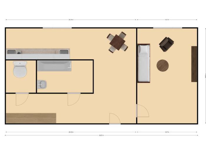 Prodej bytu 1+1, 37 m² — Budovatelů, Chomutov